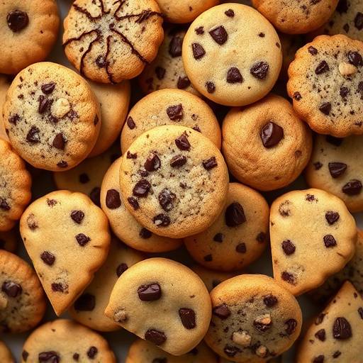 Una imagen de galletas variadas, representando las cookies de internet.